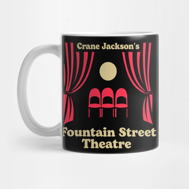 Crane Jackson's Fountain Street Theatre Funny The Dude Monty What Have You Lebowski by GIANTSTEPDESIGN